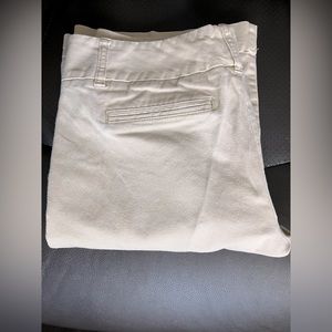 Express women’s size 6 boot cut/flare tan khaki pants.